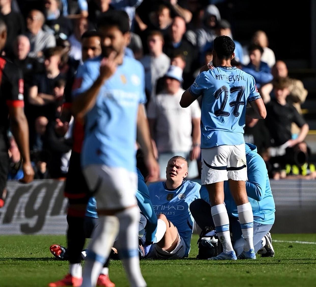 本菲卡险胜曼城，哈兰德梅开二度足总杯